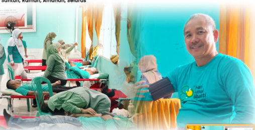 Kantor Kementerian Agama Kab. Konawe bekerjasama dengan PMI Kab. Konawe